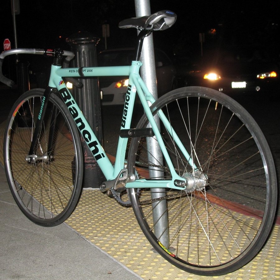 Rennrad ohne Gangschaltung, Option Fixie
