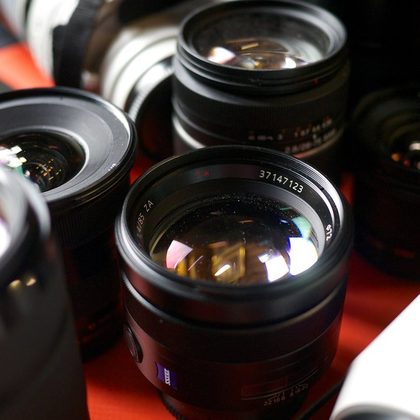 Sony Systemkamera mit Zoomobjektiv