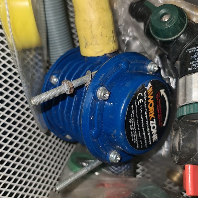 Schlauchpumpe, Bohrmaschinenpumpe